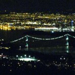 ノースバンクーバーからの夜景