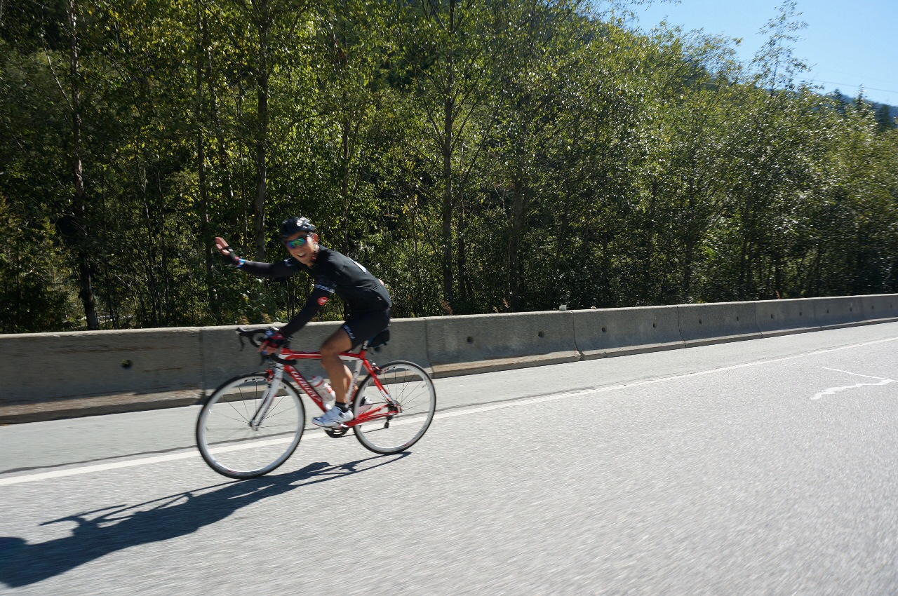 GranFondo ウィスラー2014 カナダ ロードバイクレース EastWestカナダ留学センター