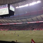 なでしこJAPAN VS チームCanadaのサッカー戦