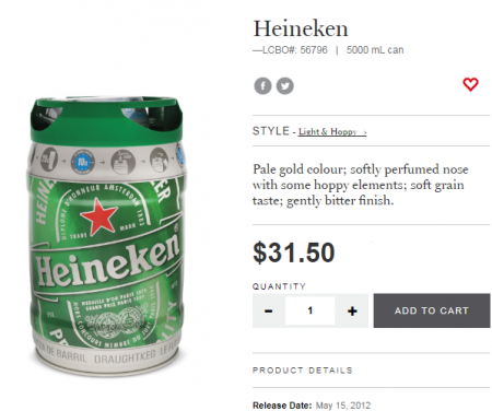 Heineken LCBO