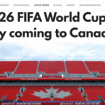 FIFAワールドカップ2026の開催国がカナダに！